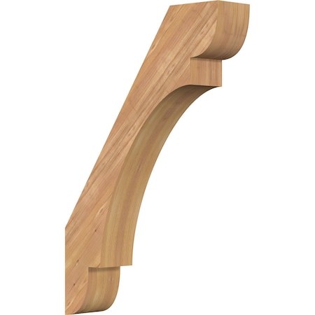 Ekena Millwork 5 1/2"W x 24"D x 36"H Olympic Smooth Knee Brace, Western Red Cedar BRC06X24X36OLY00SWR